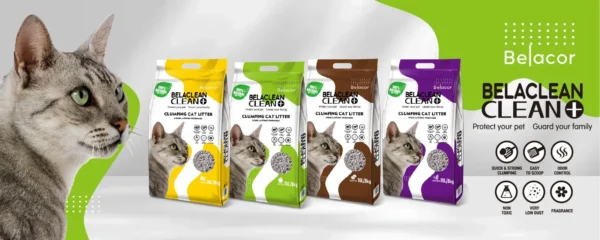 BeloClean bentonitinis kačių kraikas 10L/8Kg